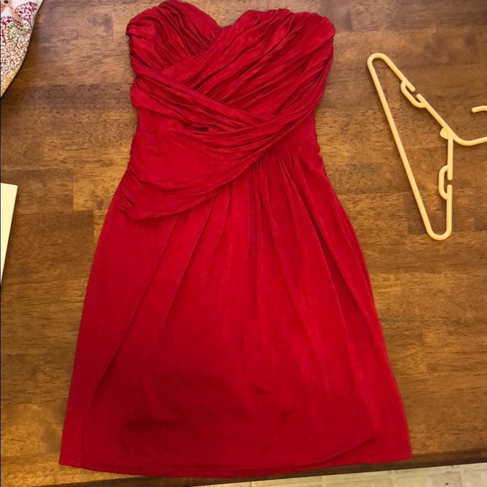 Beautiful Red Sweetheart Express Dress